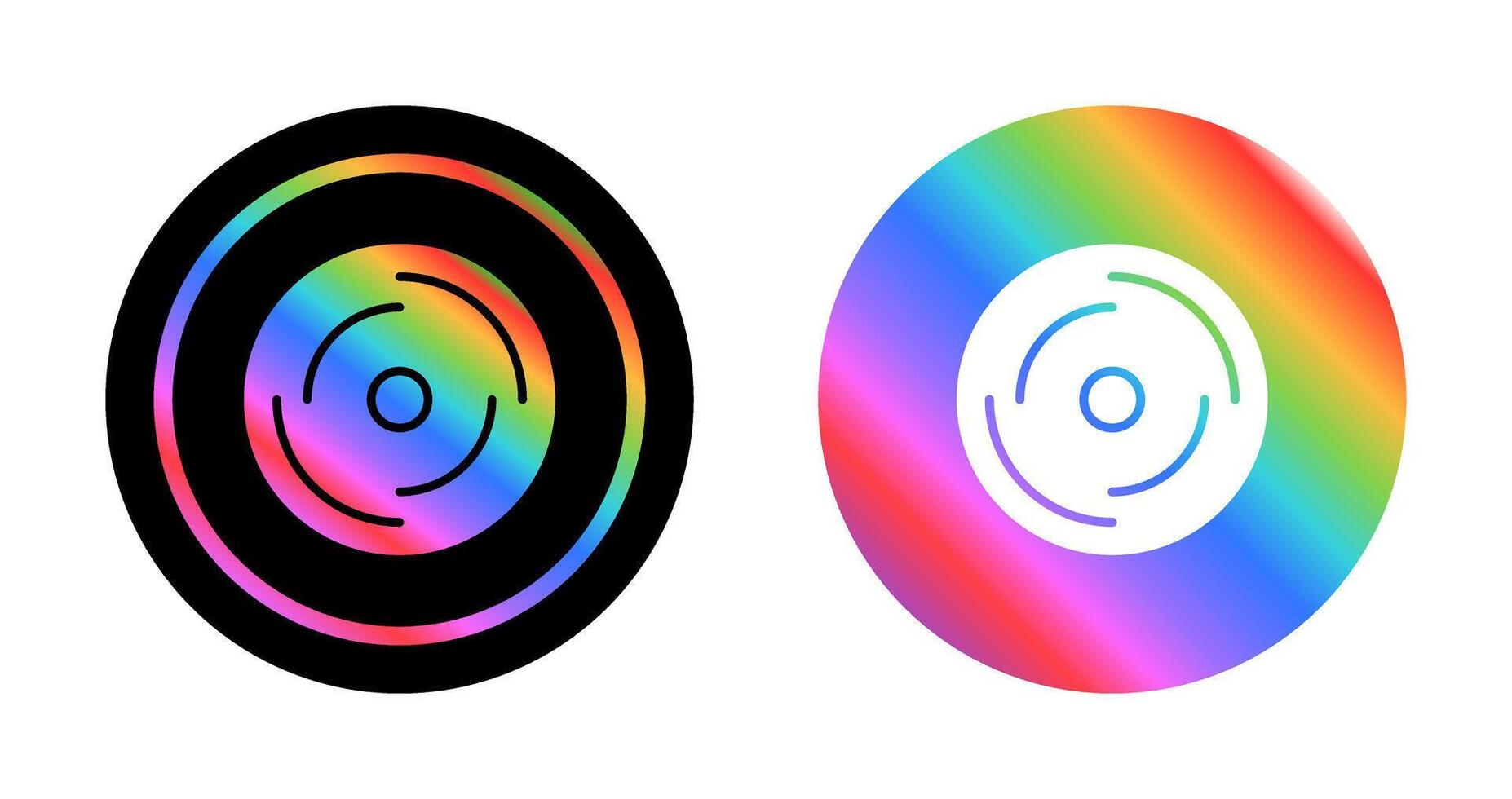 icono de vector de disco