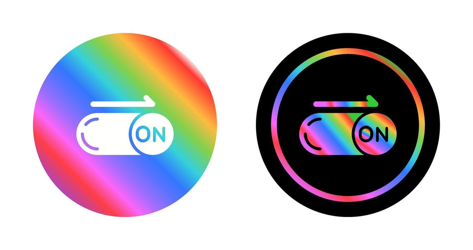 On Button Vector Icon