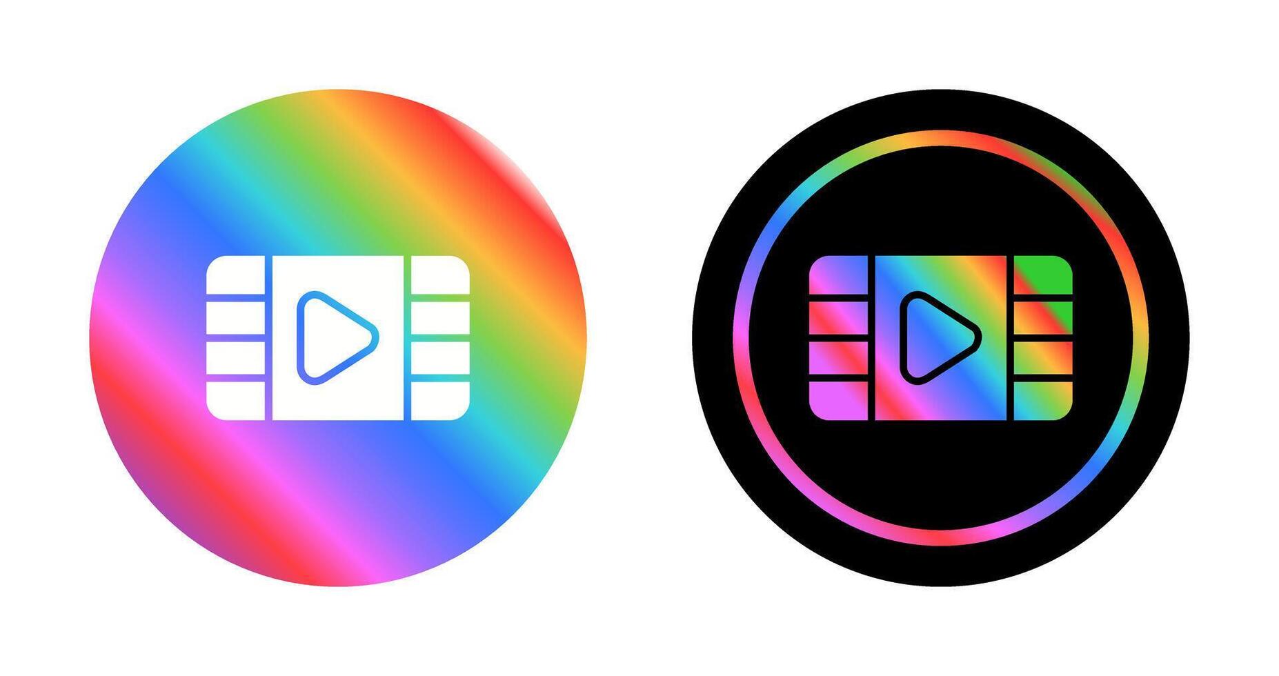 Multimedia Player Vector Icon