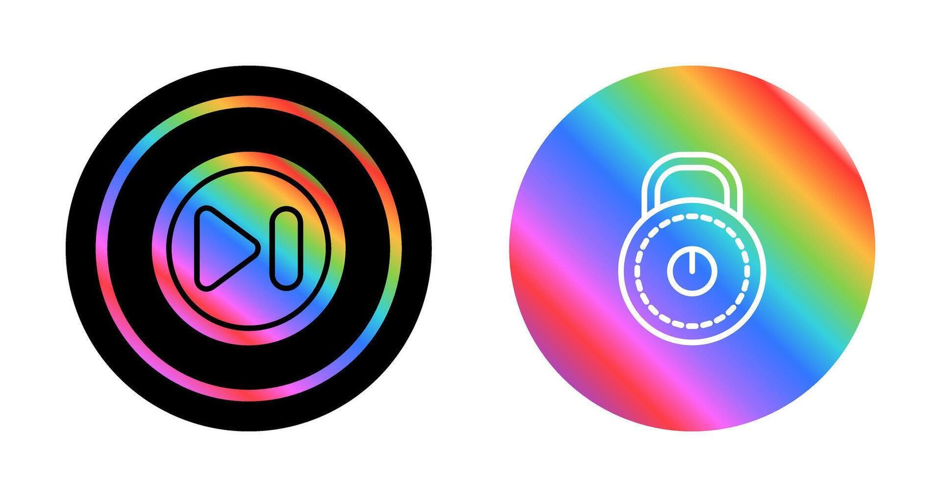 Brocken Padlock Vector Icon