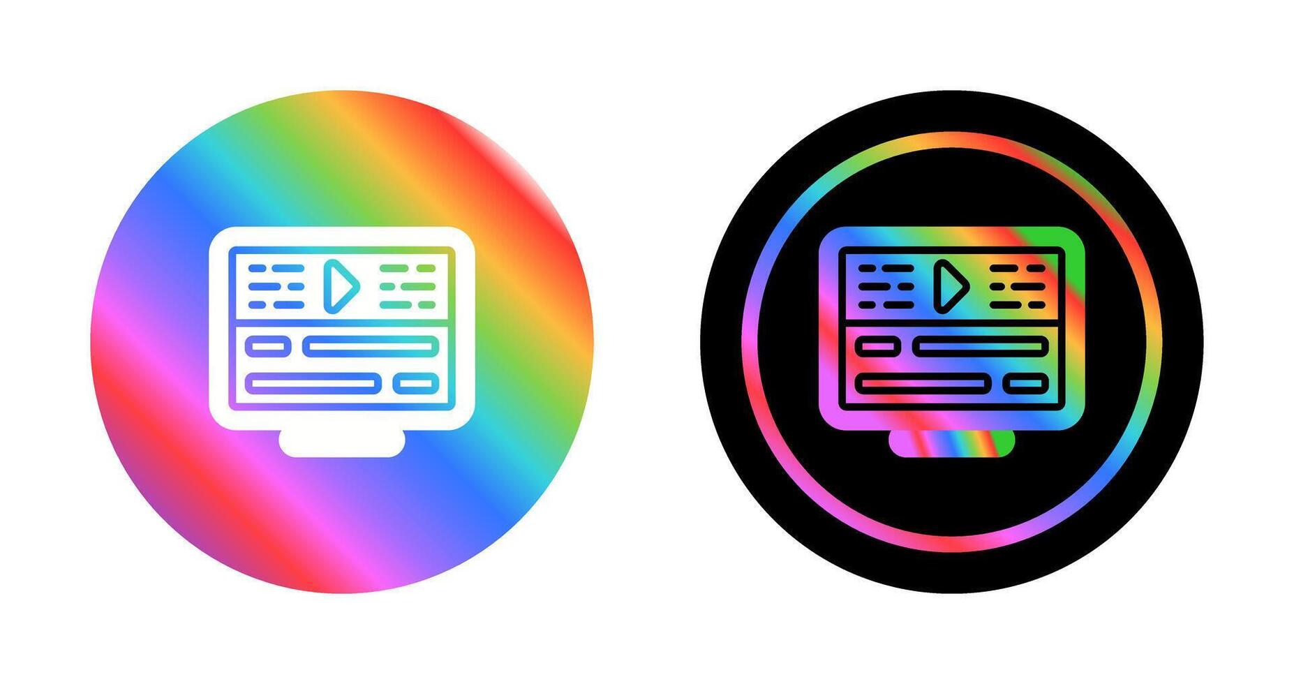 Video Editing Vector Icon