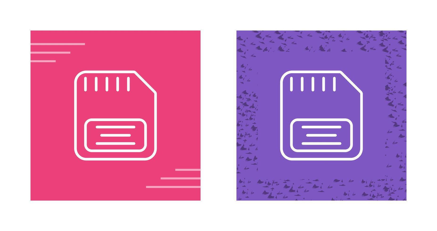 Memory Card Vector Icon