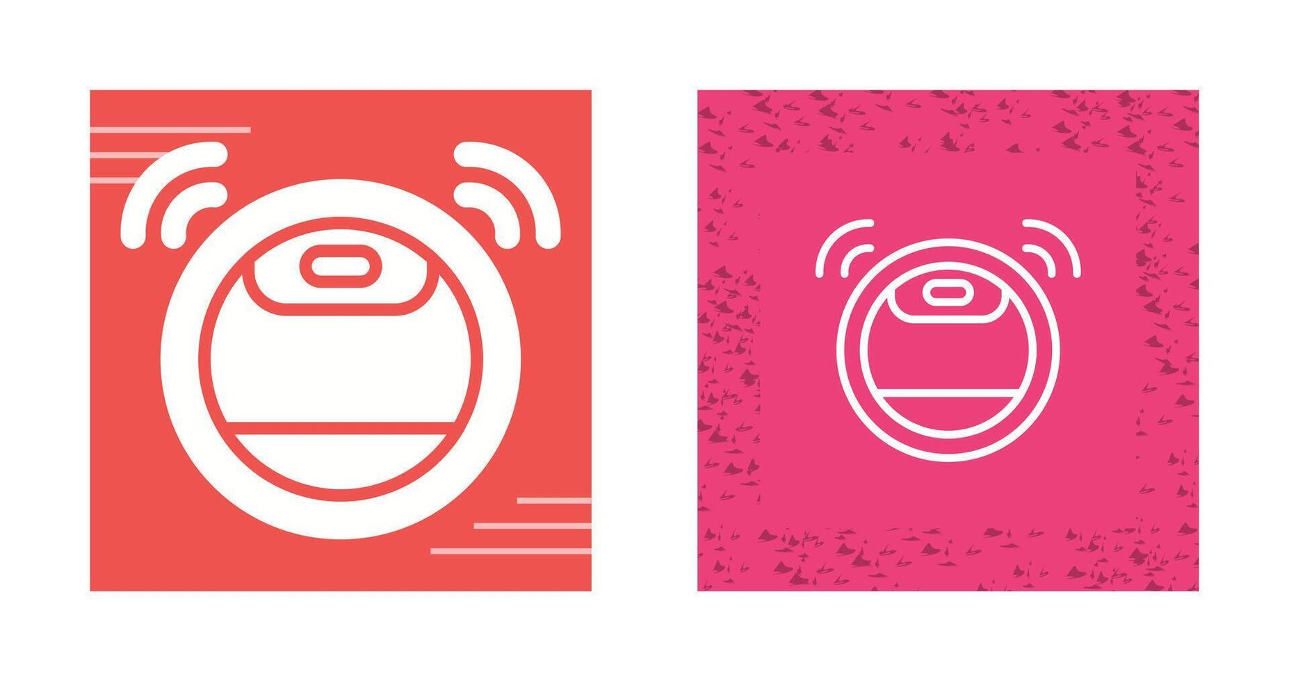 Robot Vacuum Cleaner Vector Icon