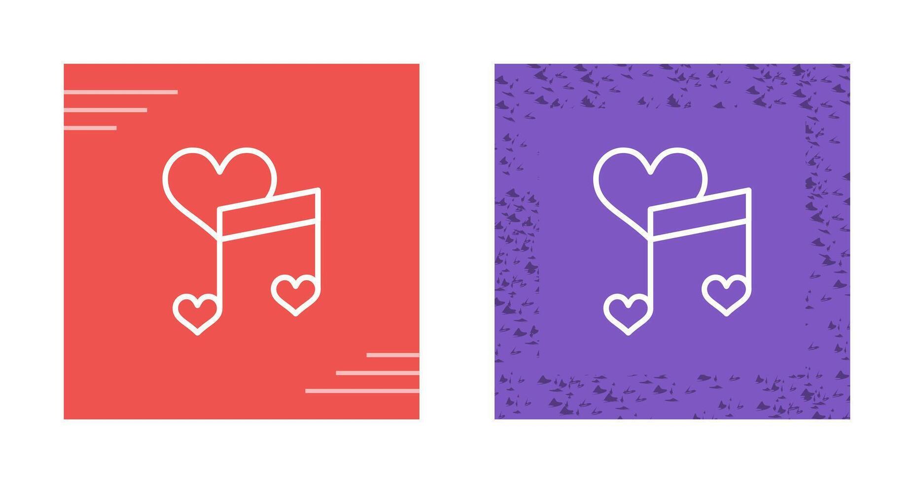 Love songs Vector Icon