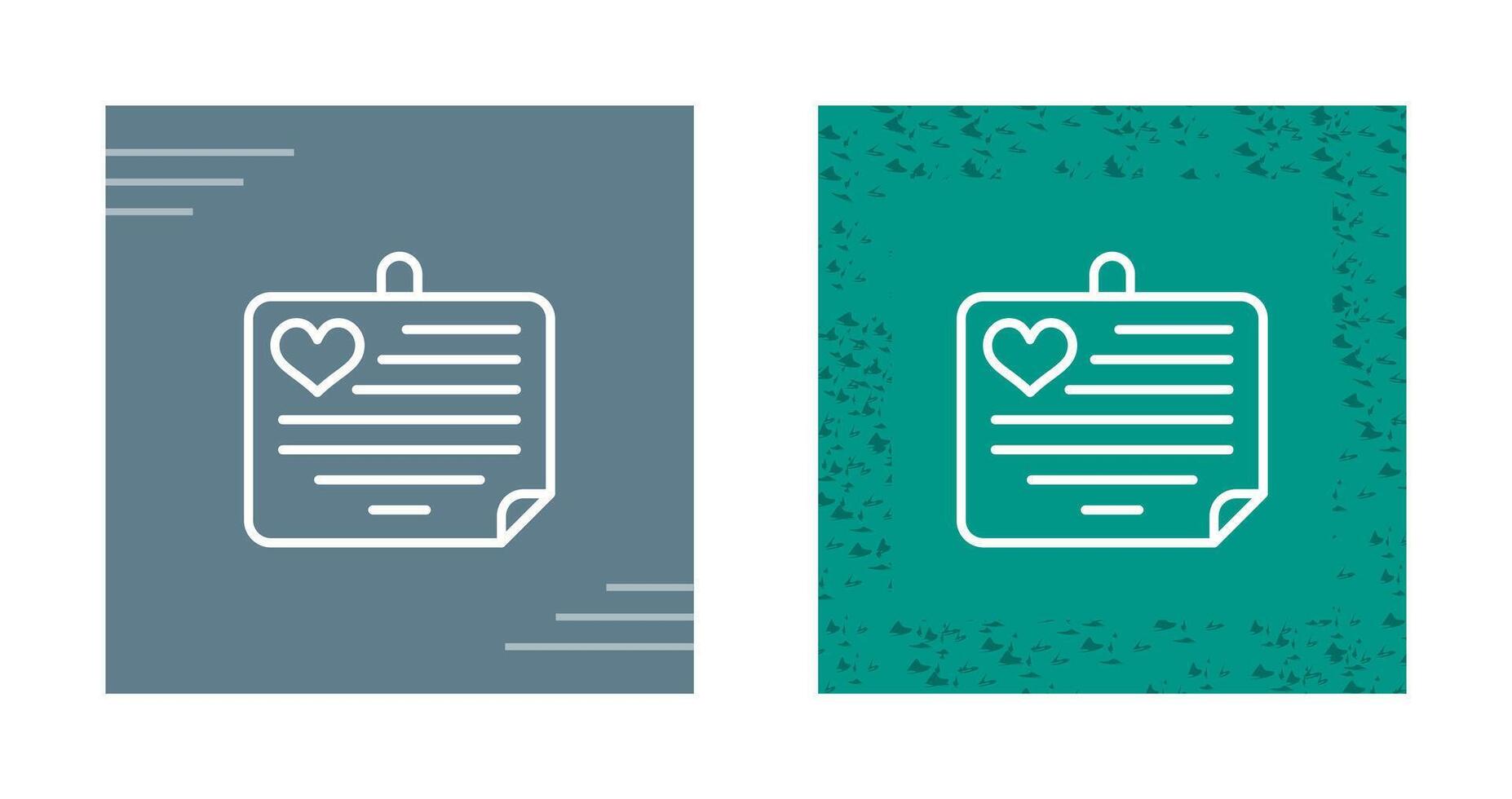 Love notes Vector Icon