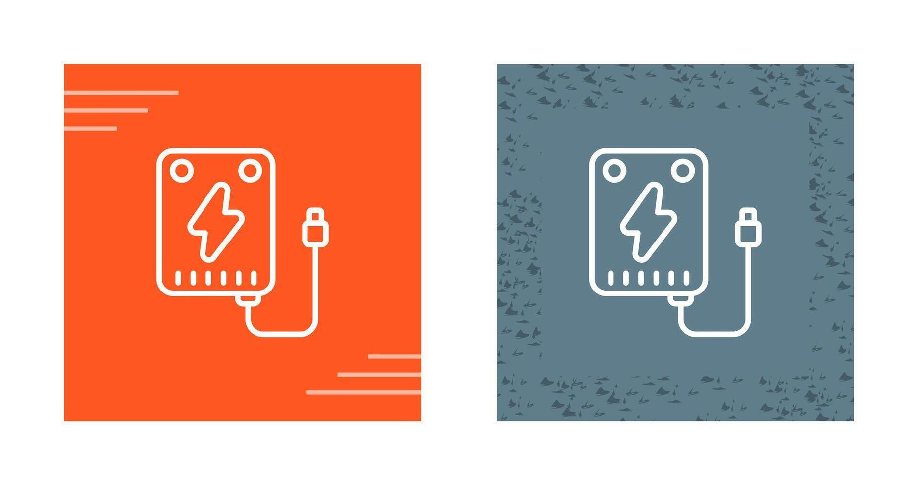 Portable charger Vector Icon