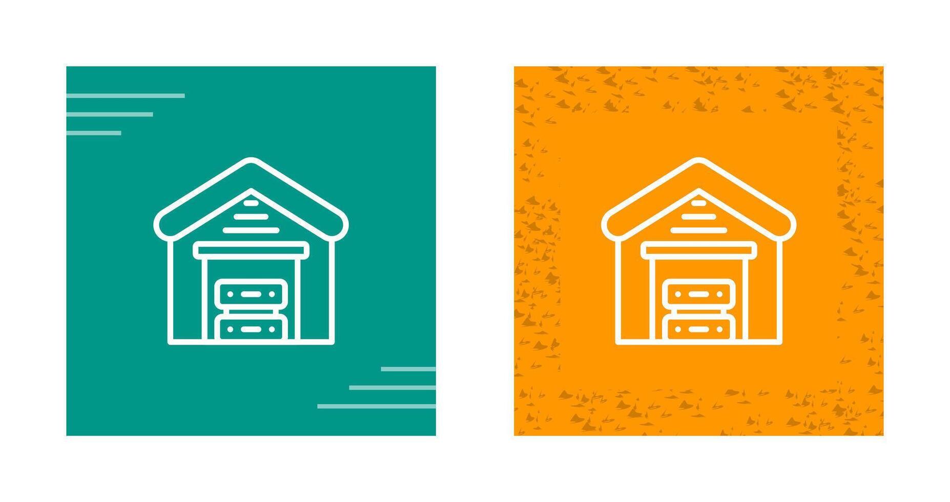 Data Warehouse Vector Icon