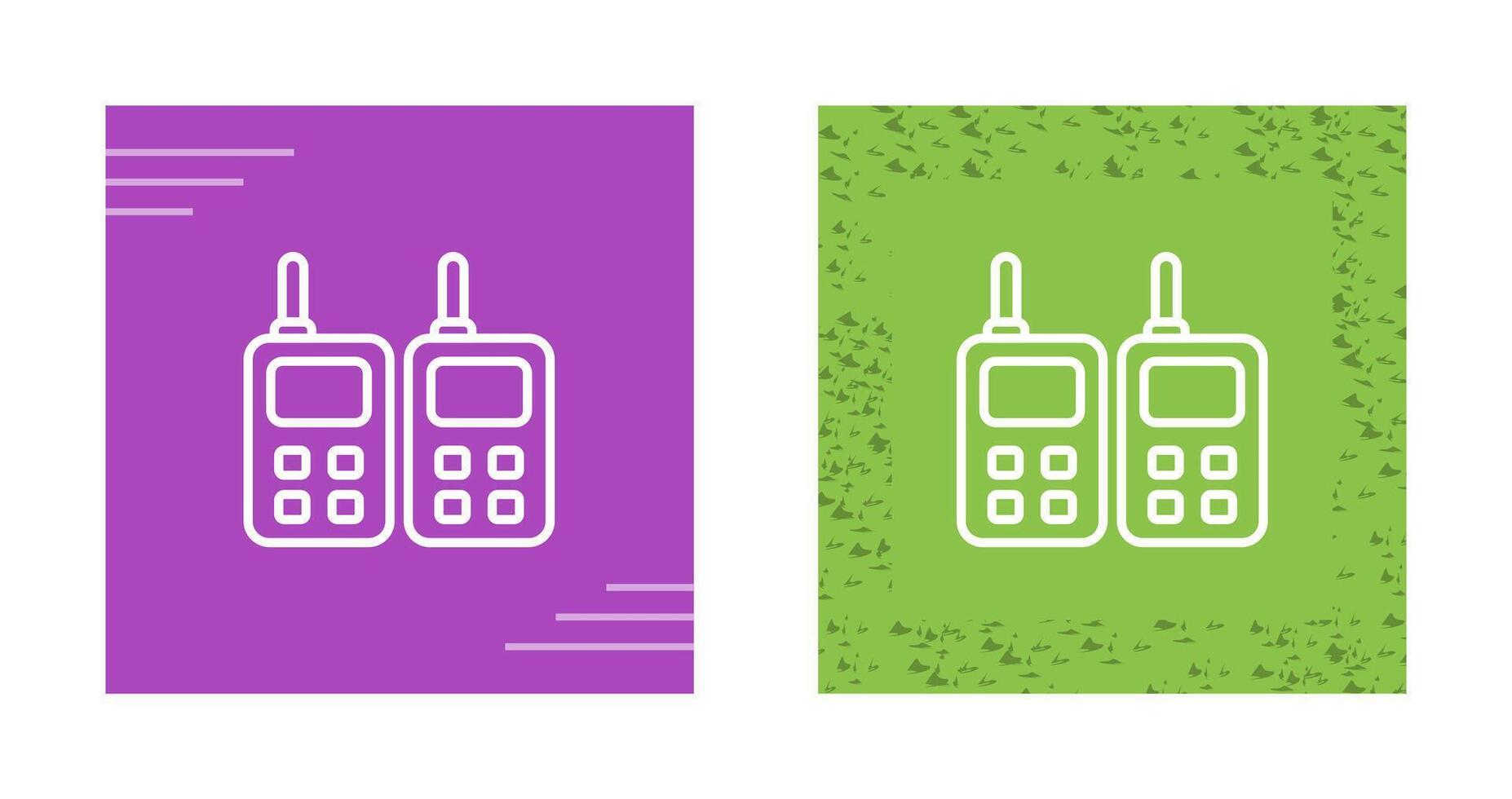 Two way Radio Vector Icon