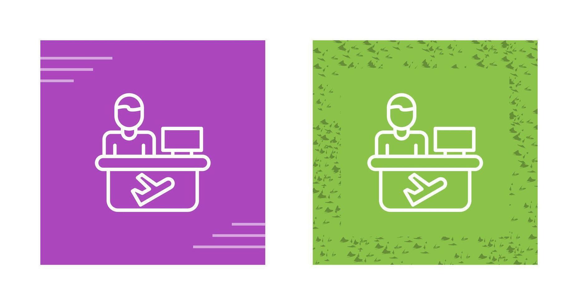 Travel Agent Vector Icon
