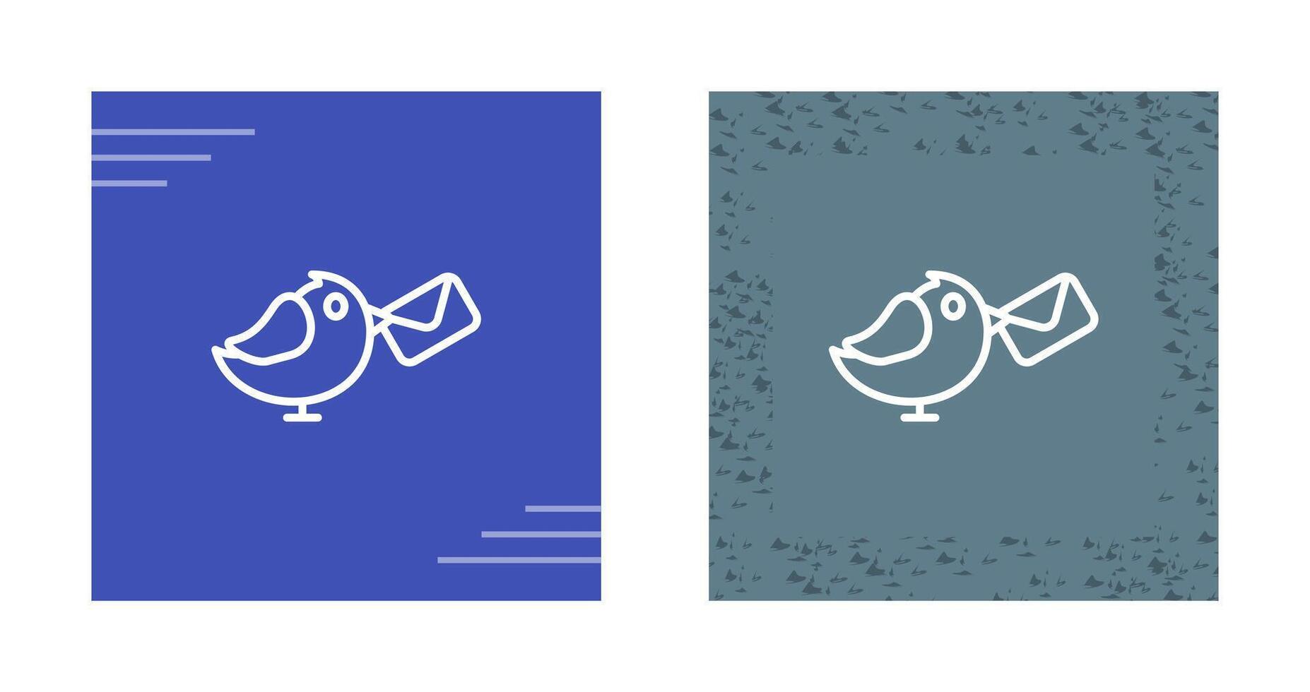 Carrier Pigeon Vector Icon