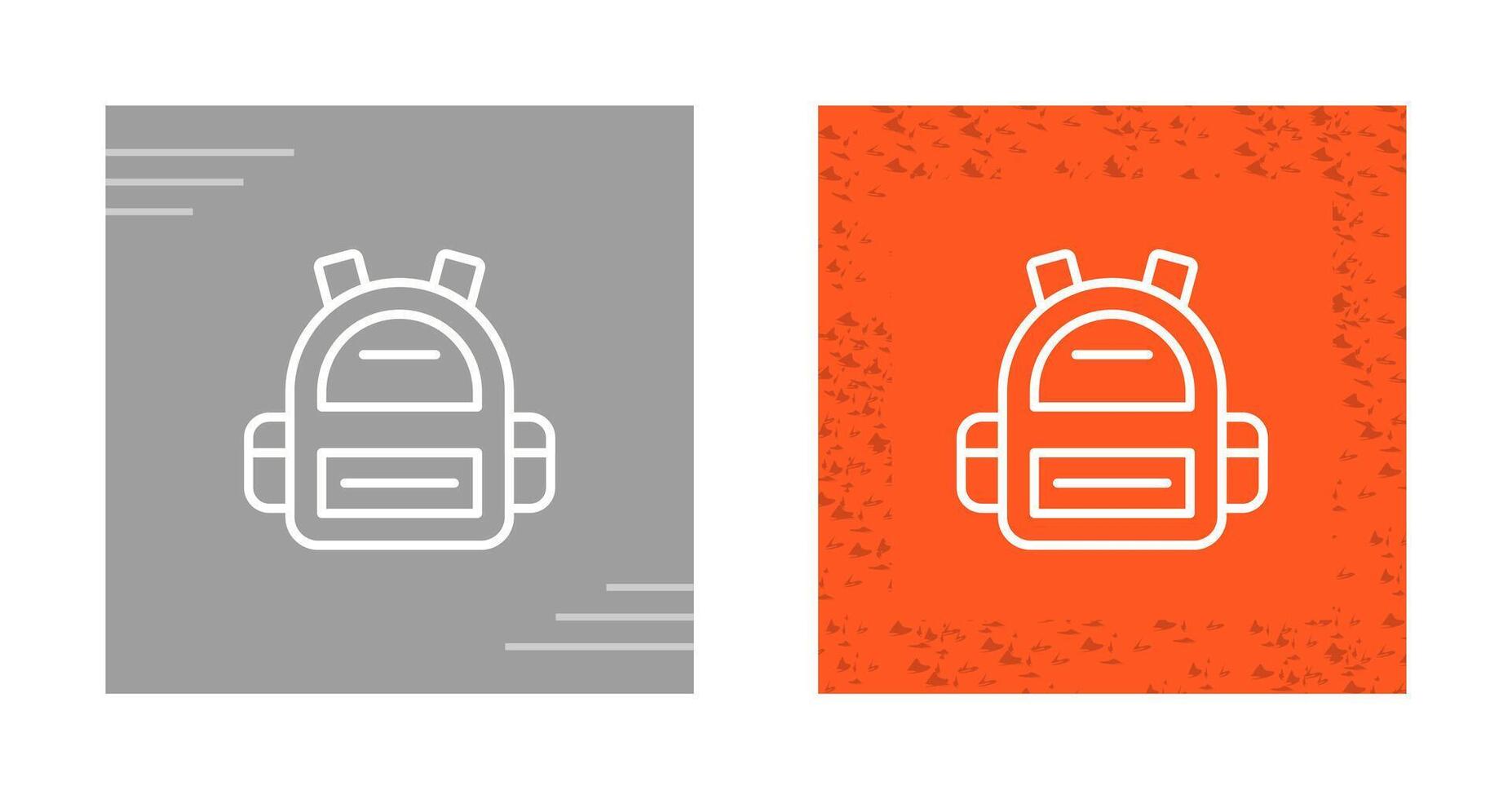 icono de vector de mochila