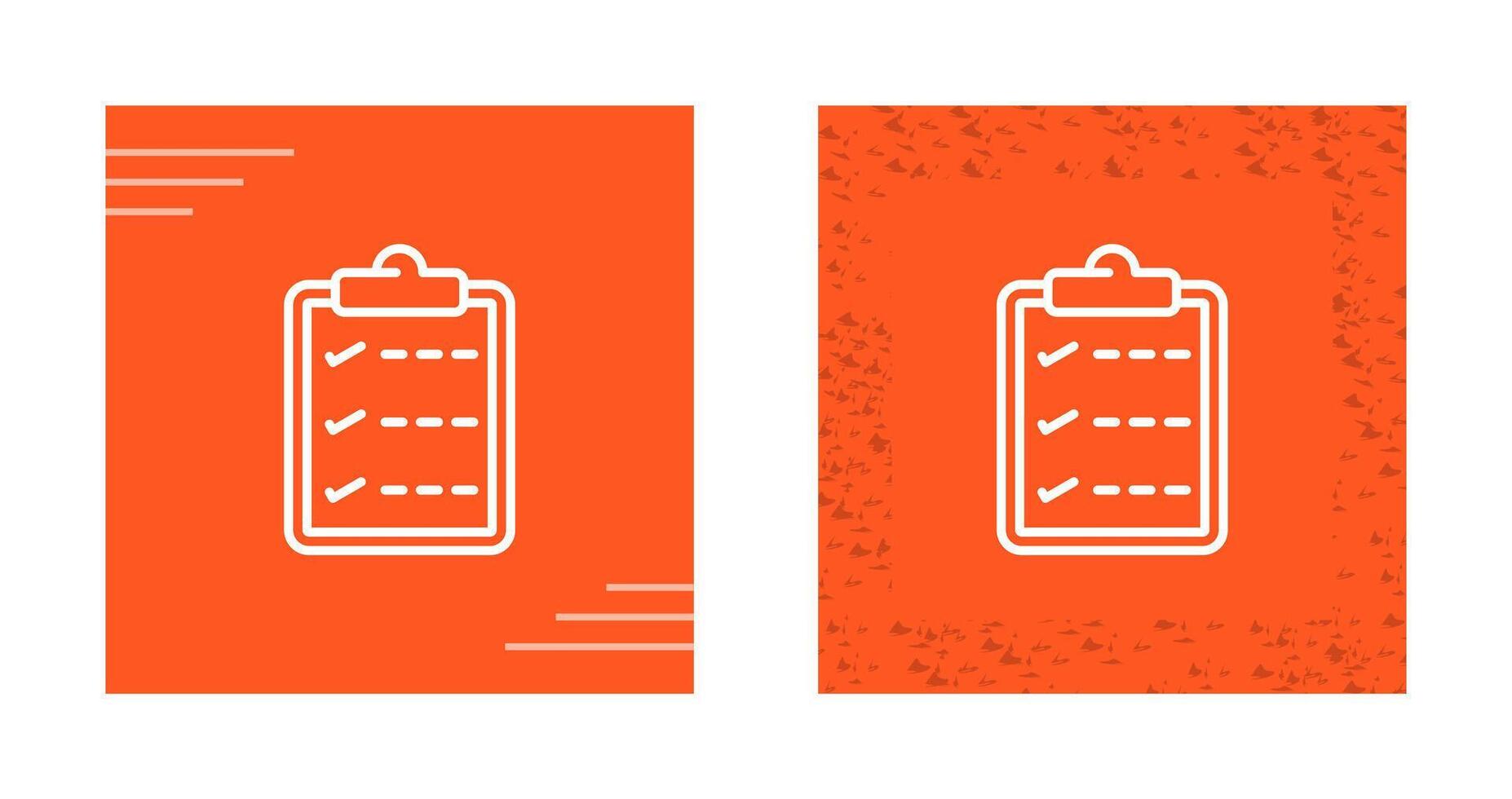 Task list with checkmarks Vector Icon