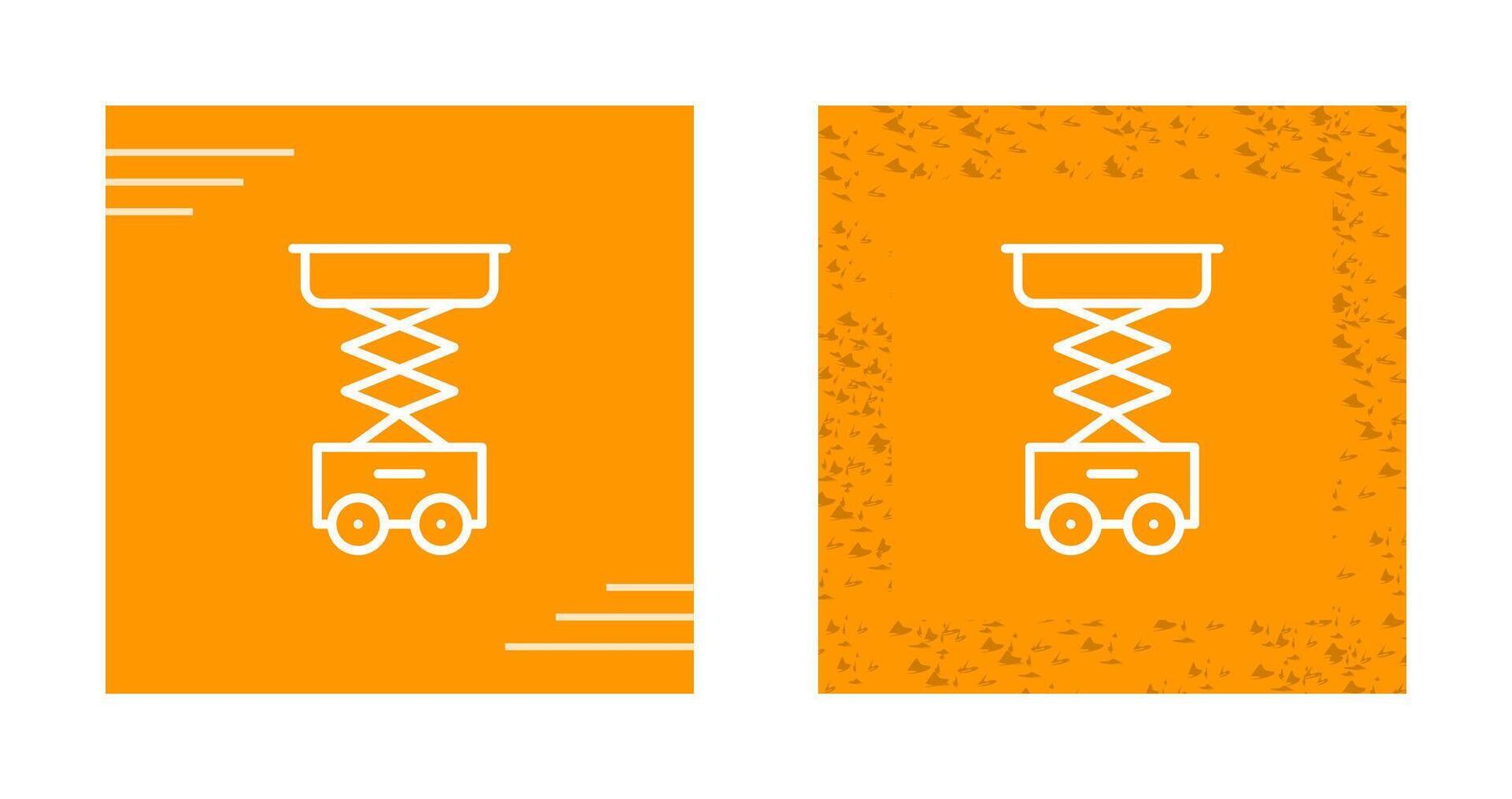 Scissor Lift Vector Icon