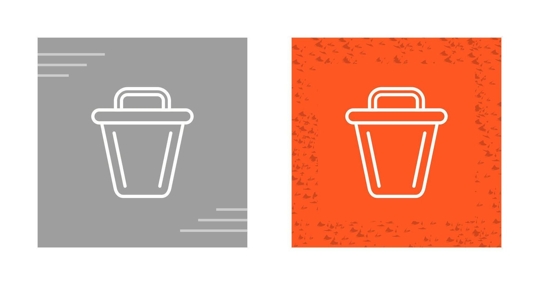 icono de vector de basura