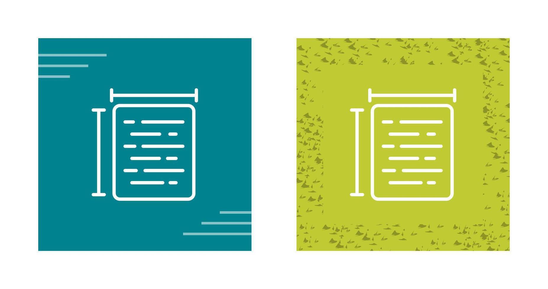 Document Size Vector Icon