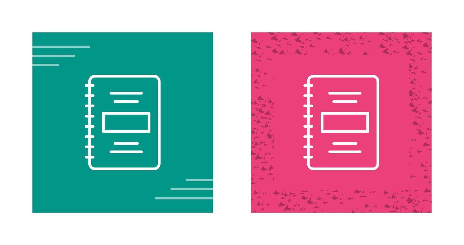 Notebook Vector Icon