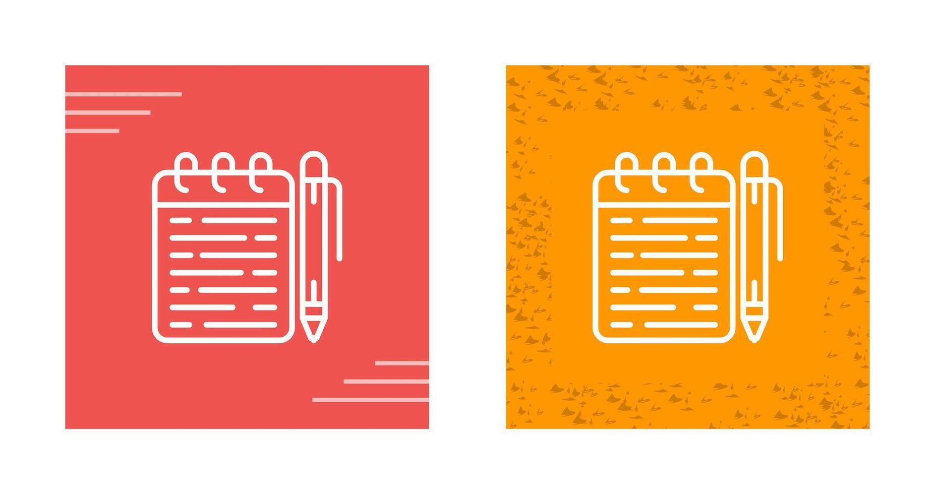 Memo pad Vector Icon