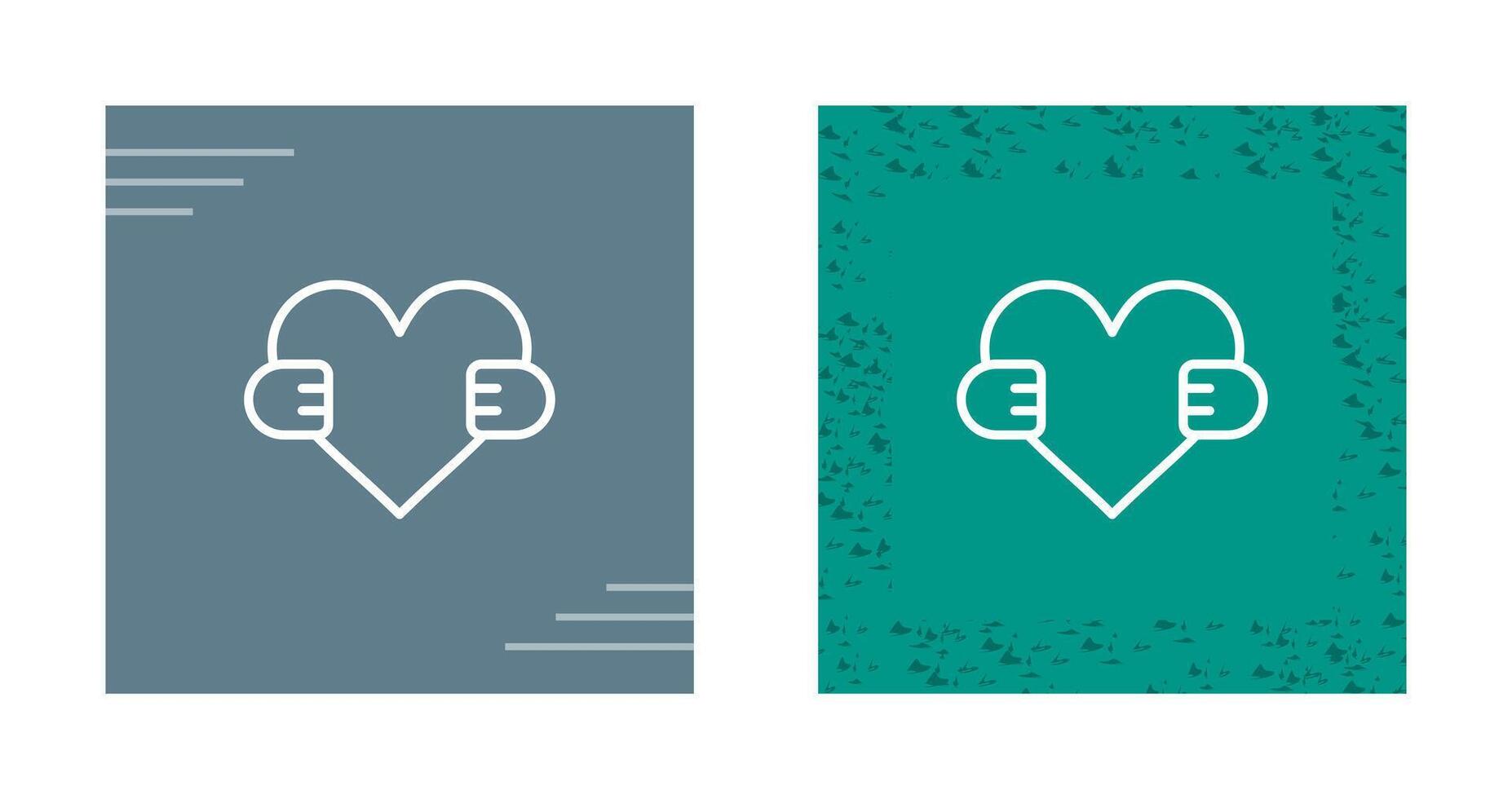 Hand Holding Heart Vector Icon