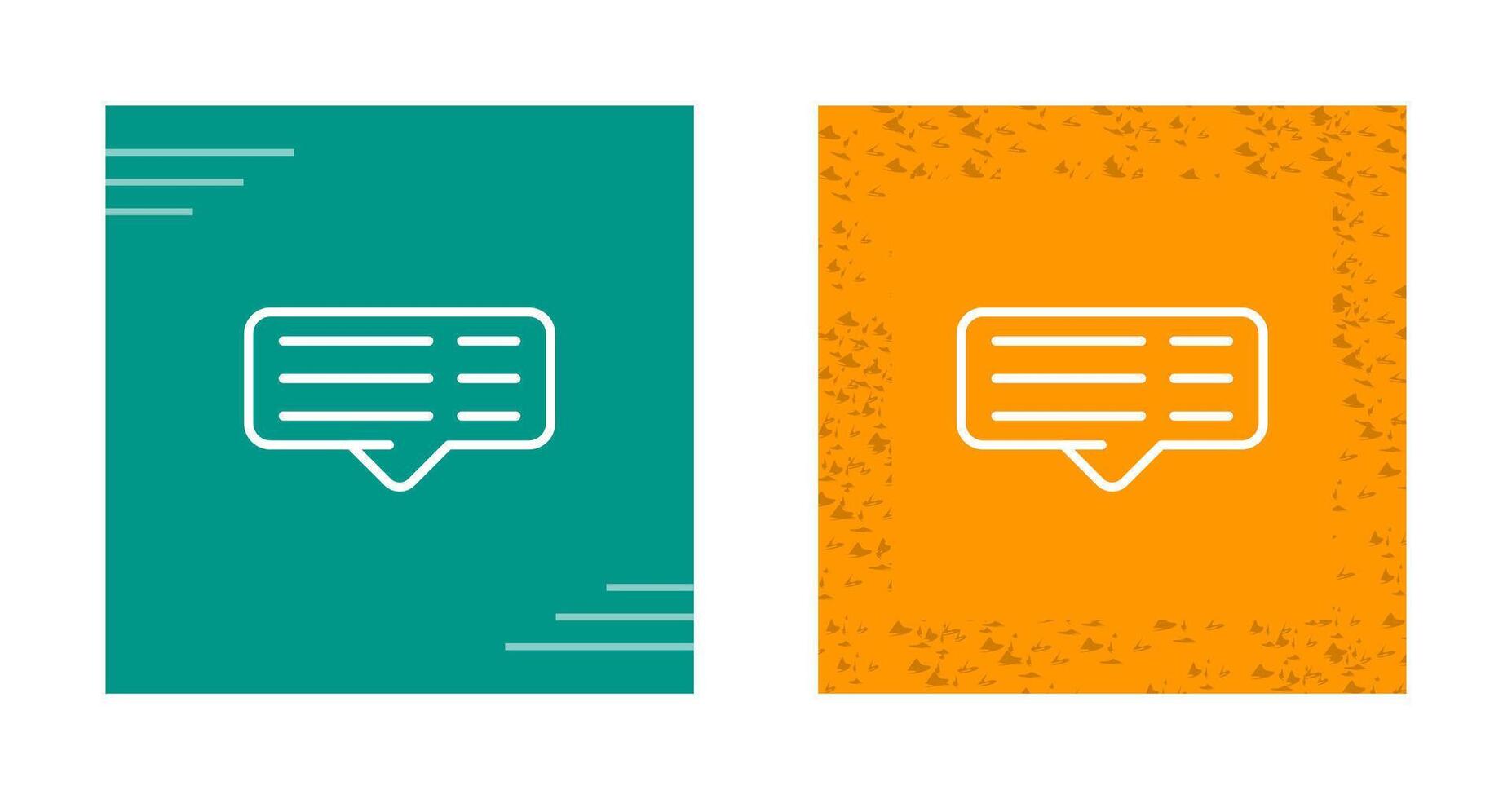 Comment Vector Icon