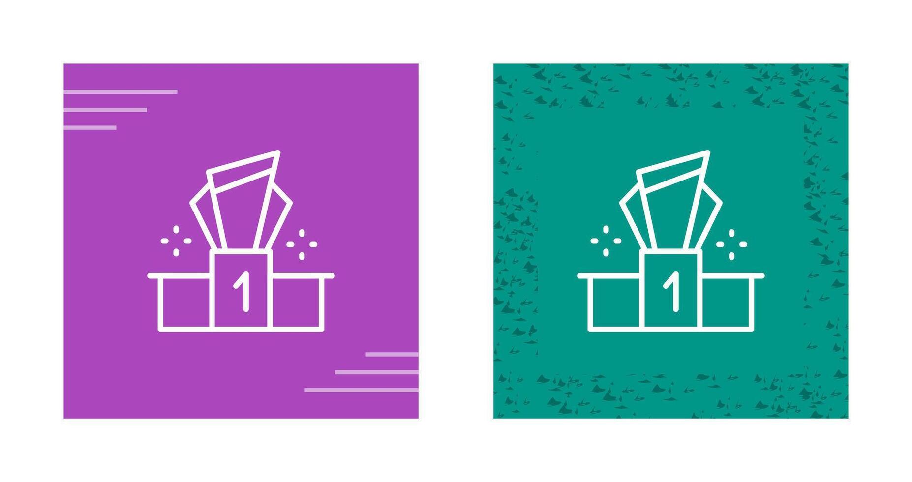 Podium Vector Icon