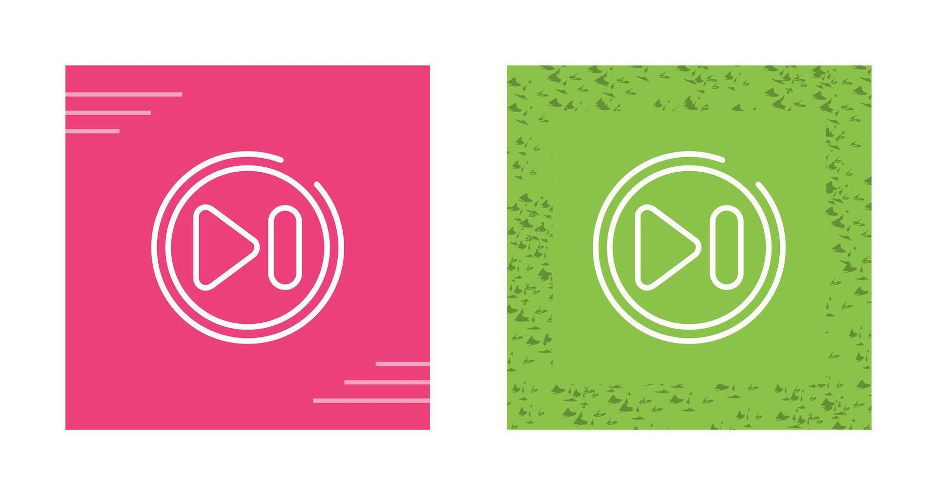 Next Track Button Vector Icon