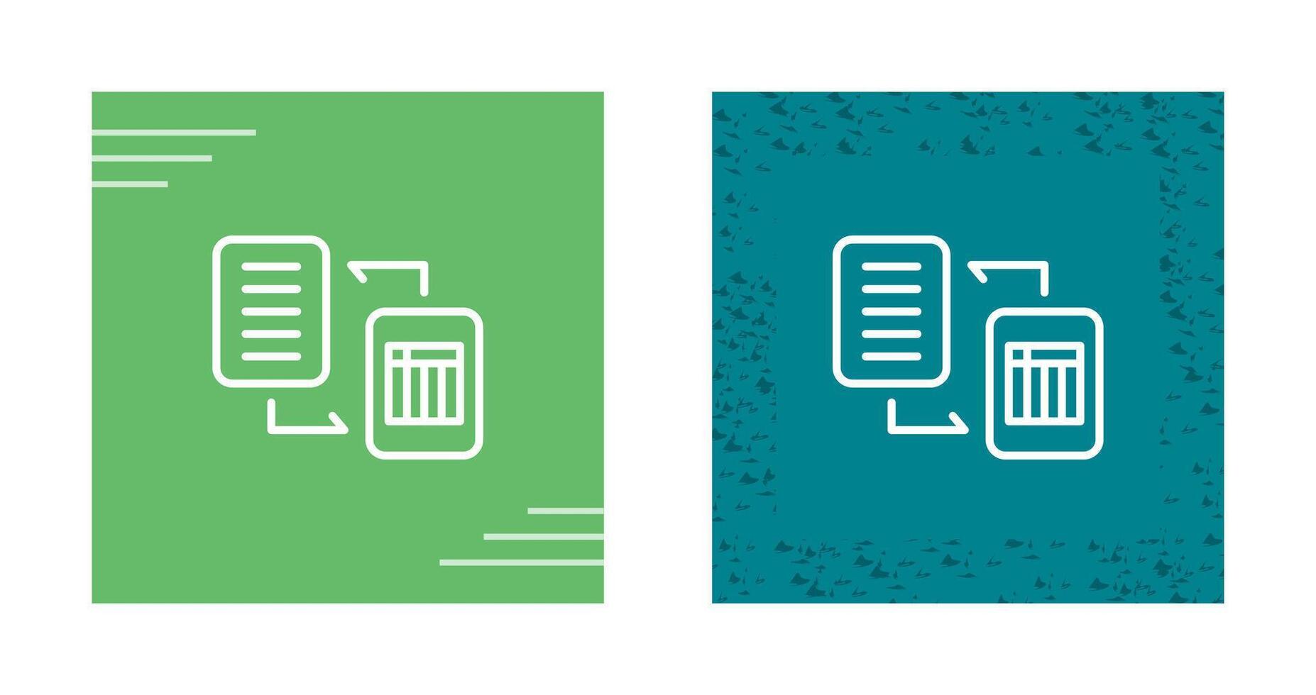 Document Workflow Vector Icon