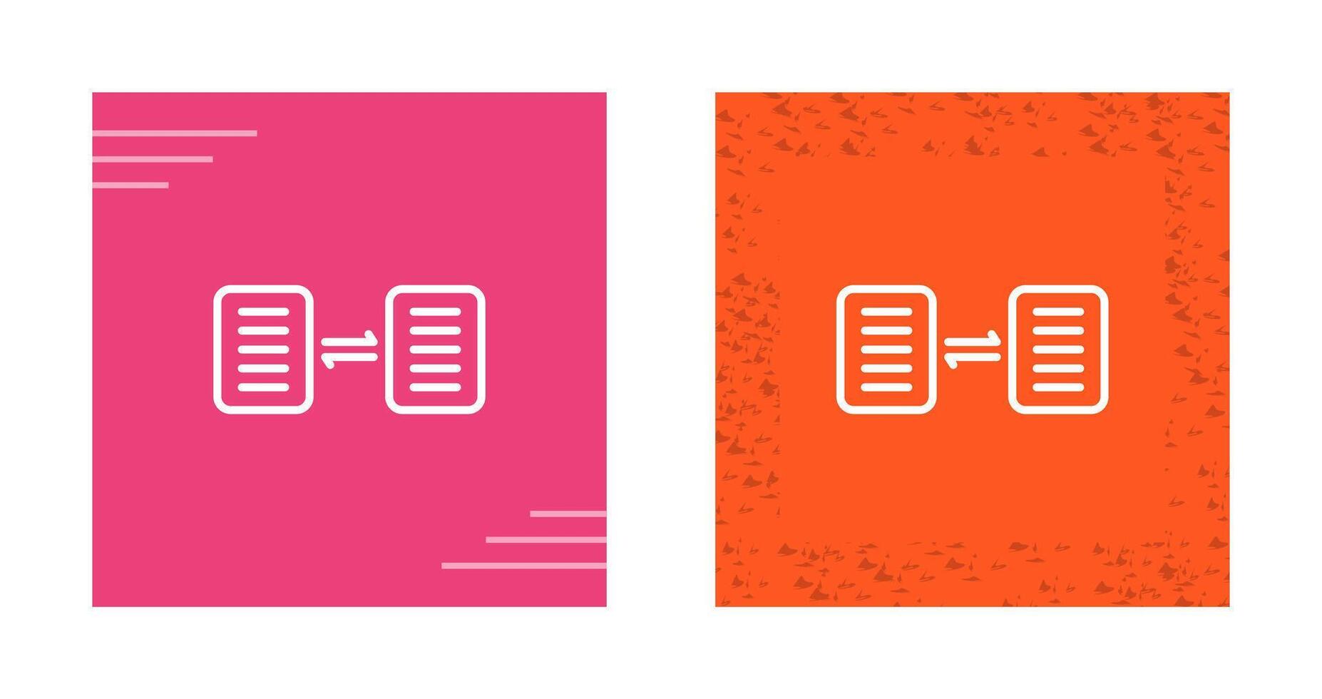 Document Sharing Vector Icon