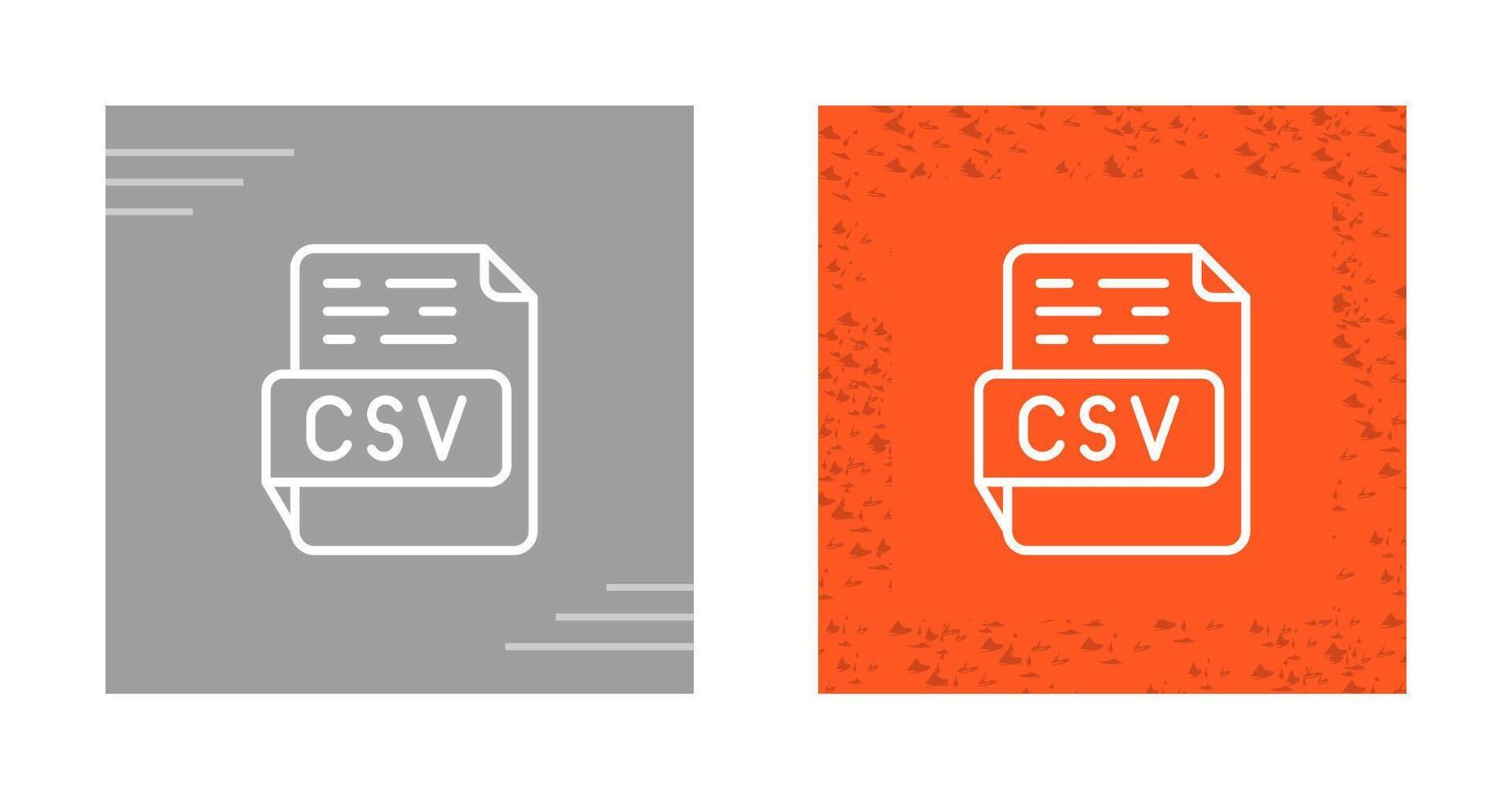 CSV Vector Icon