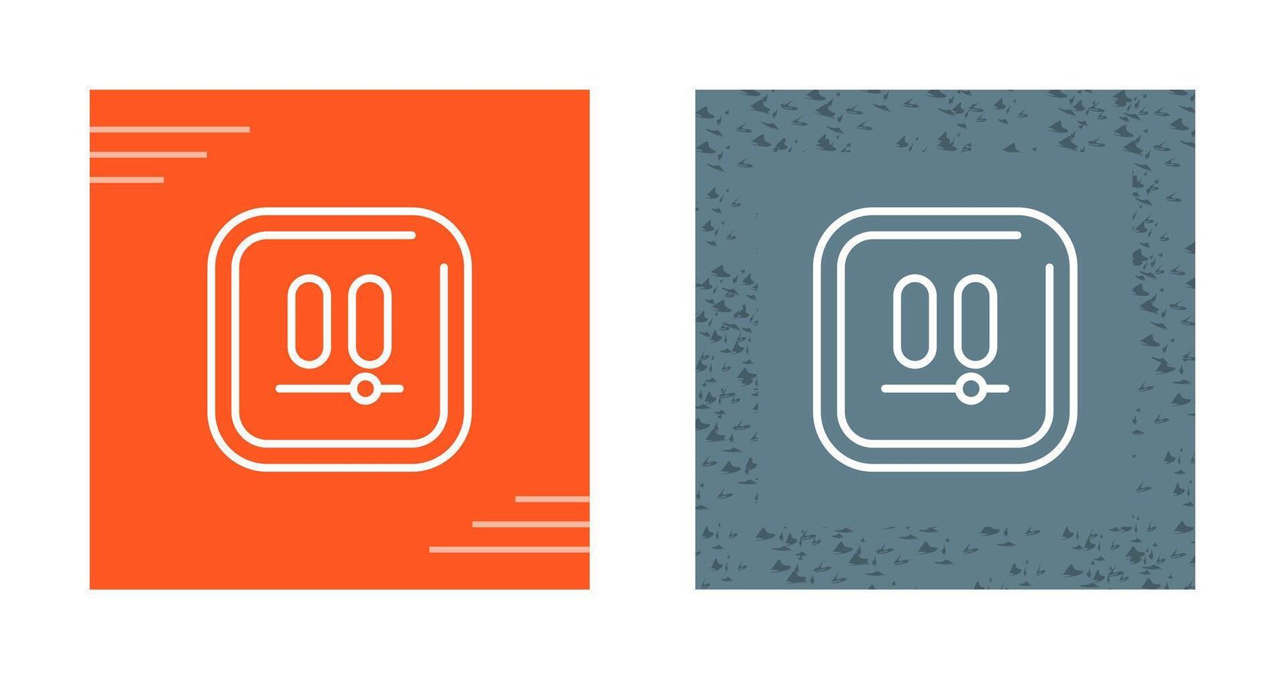 Video Pause Square Vector Icon