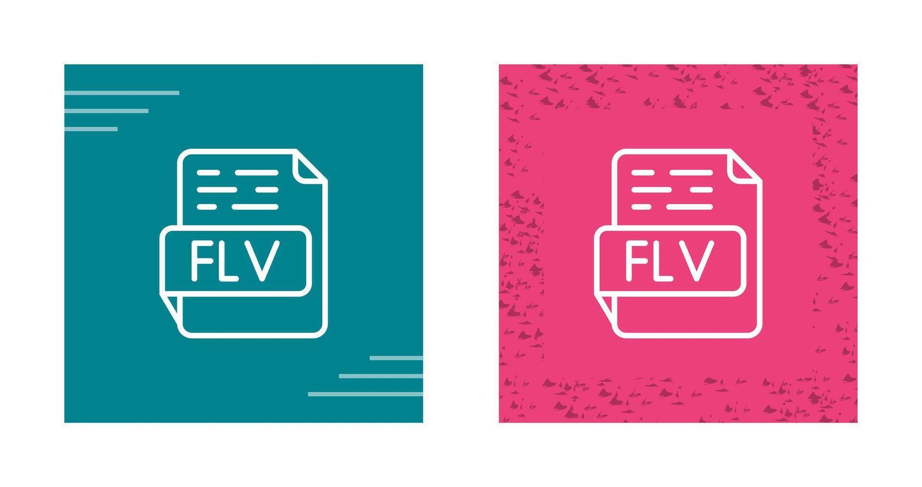 FLV Vector Icon