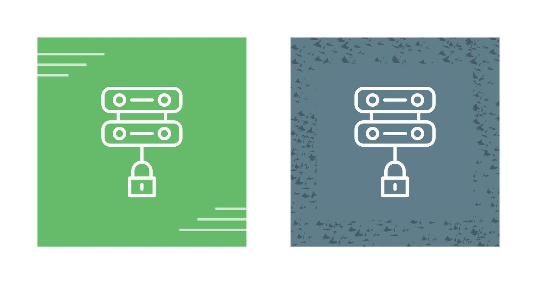 Server Security Vector Icon