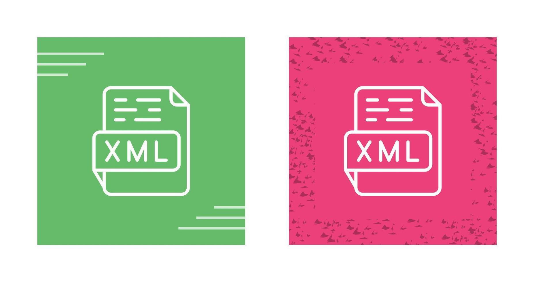 XML Vector Icon