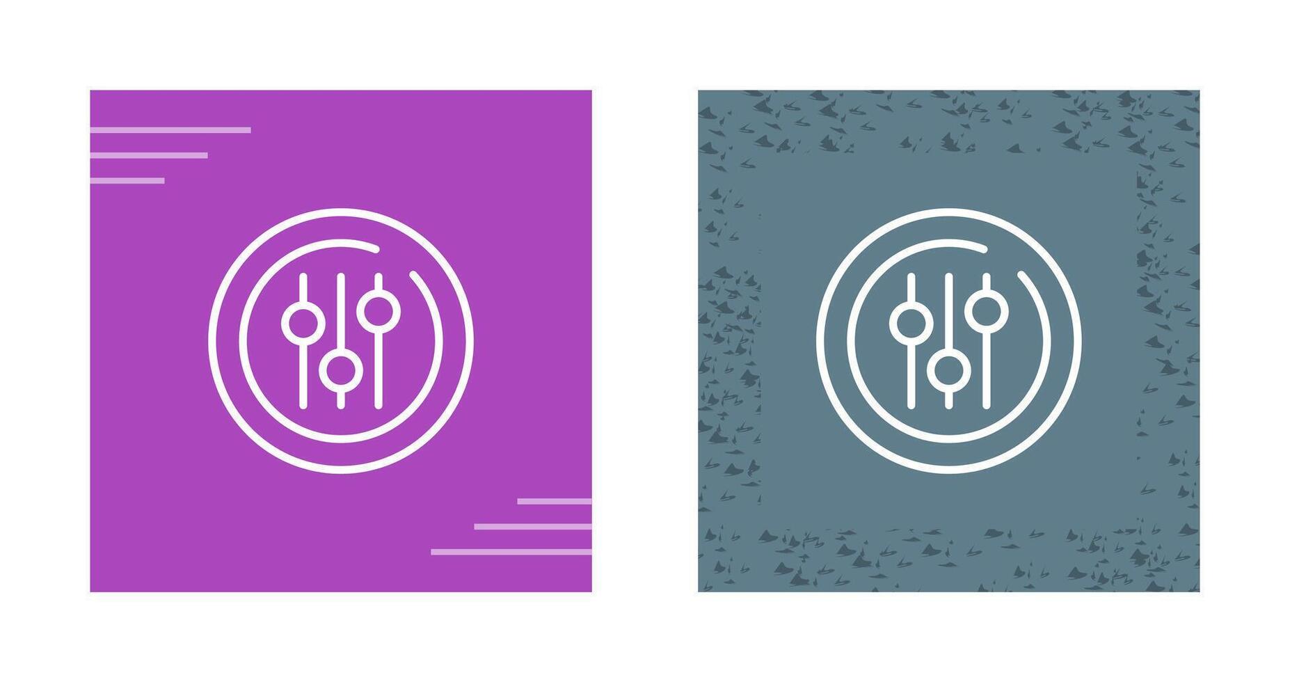 Audio Equalizer Circle Vector Icon