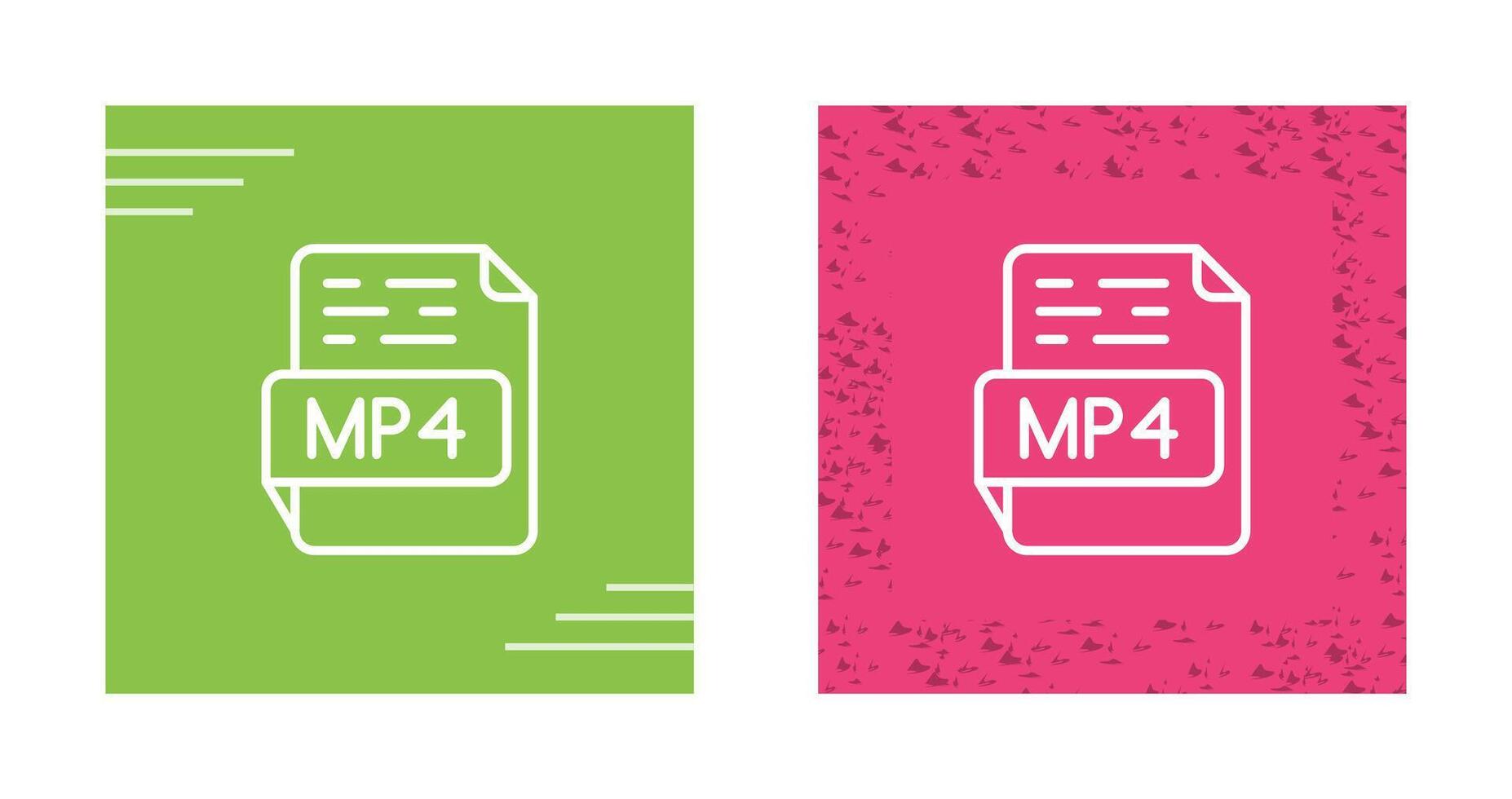 MP4 Vector Icon