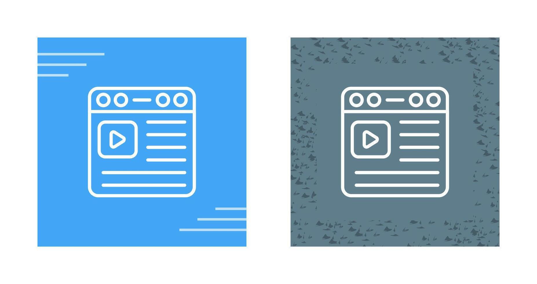 Video Vector Icon