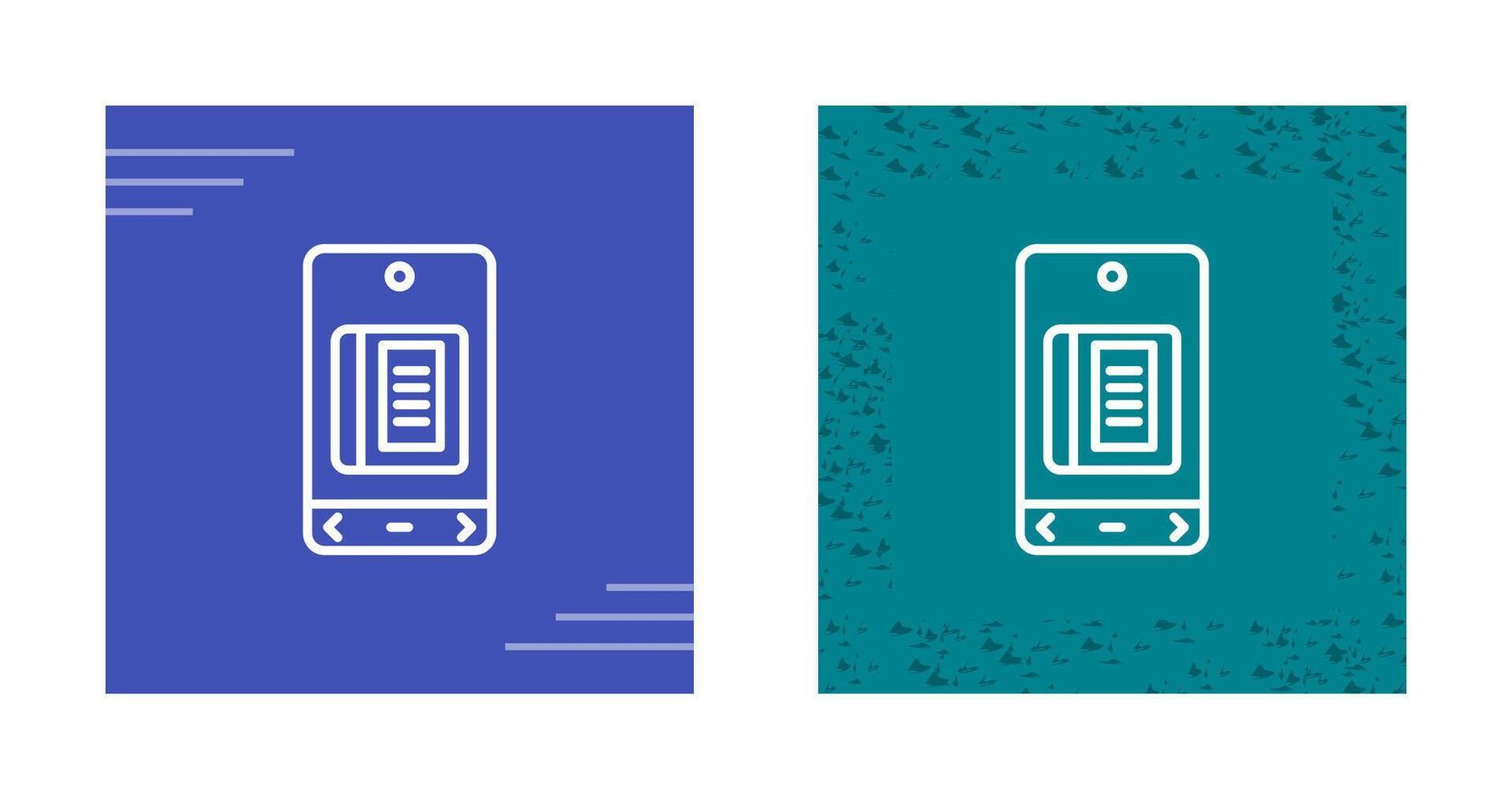 E Book Vector Icon