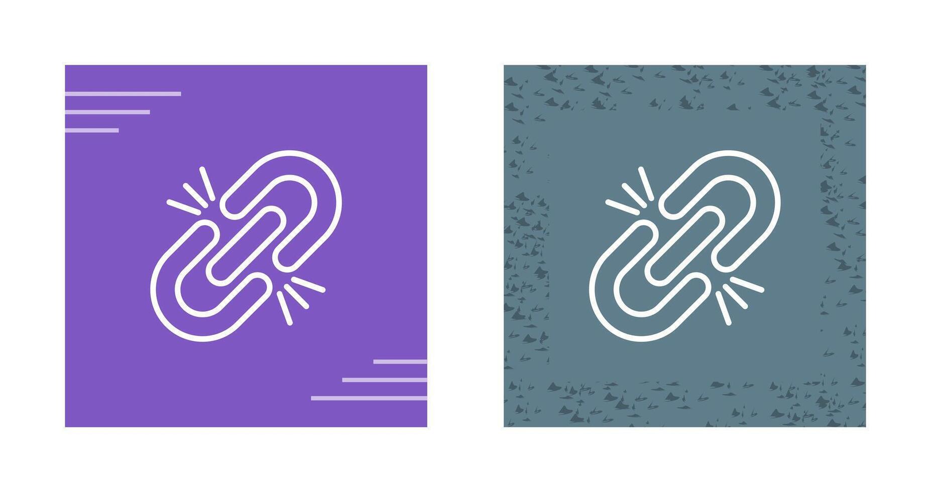 Broken Link Vector Icon