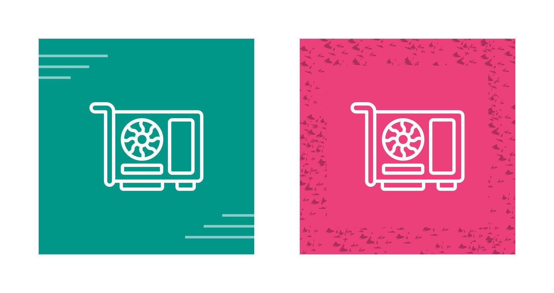 Graphic Card Vector Icon