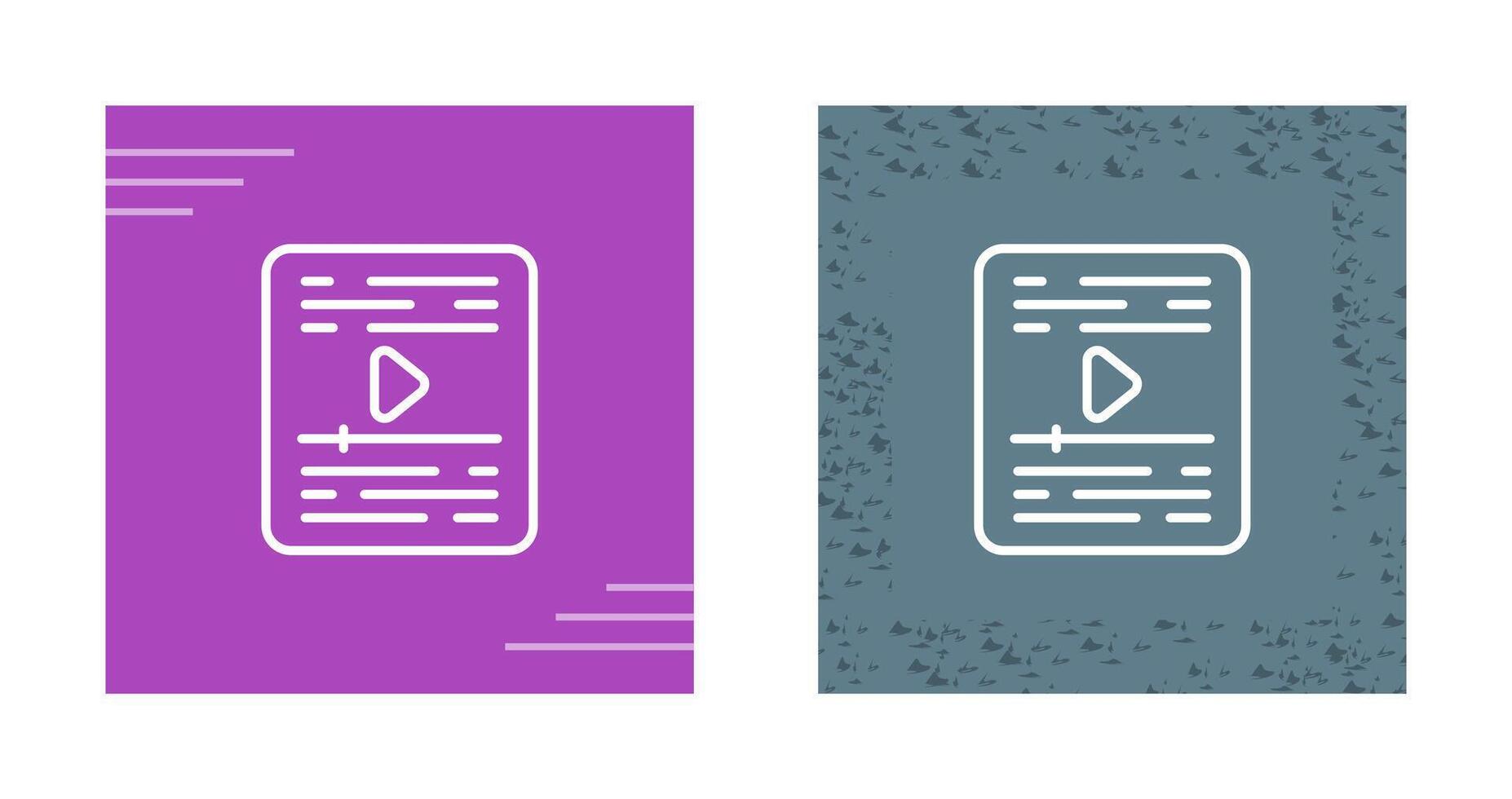 Video Vector Icon