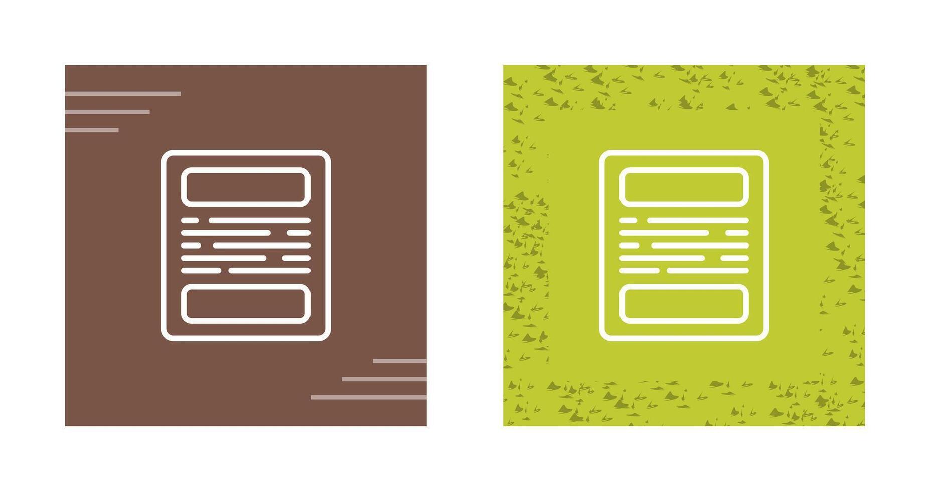 Document Vector Icon