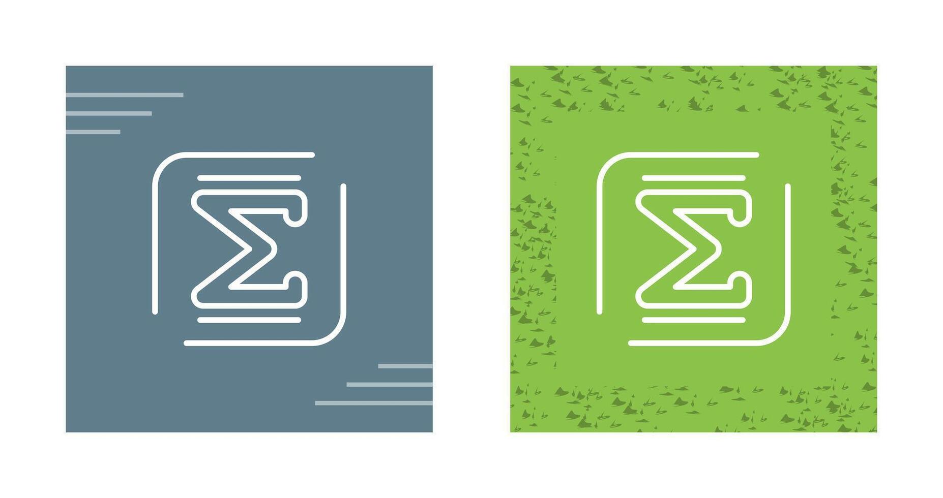 Summation Vector Icon