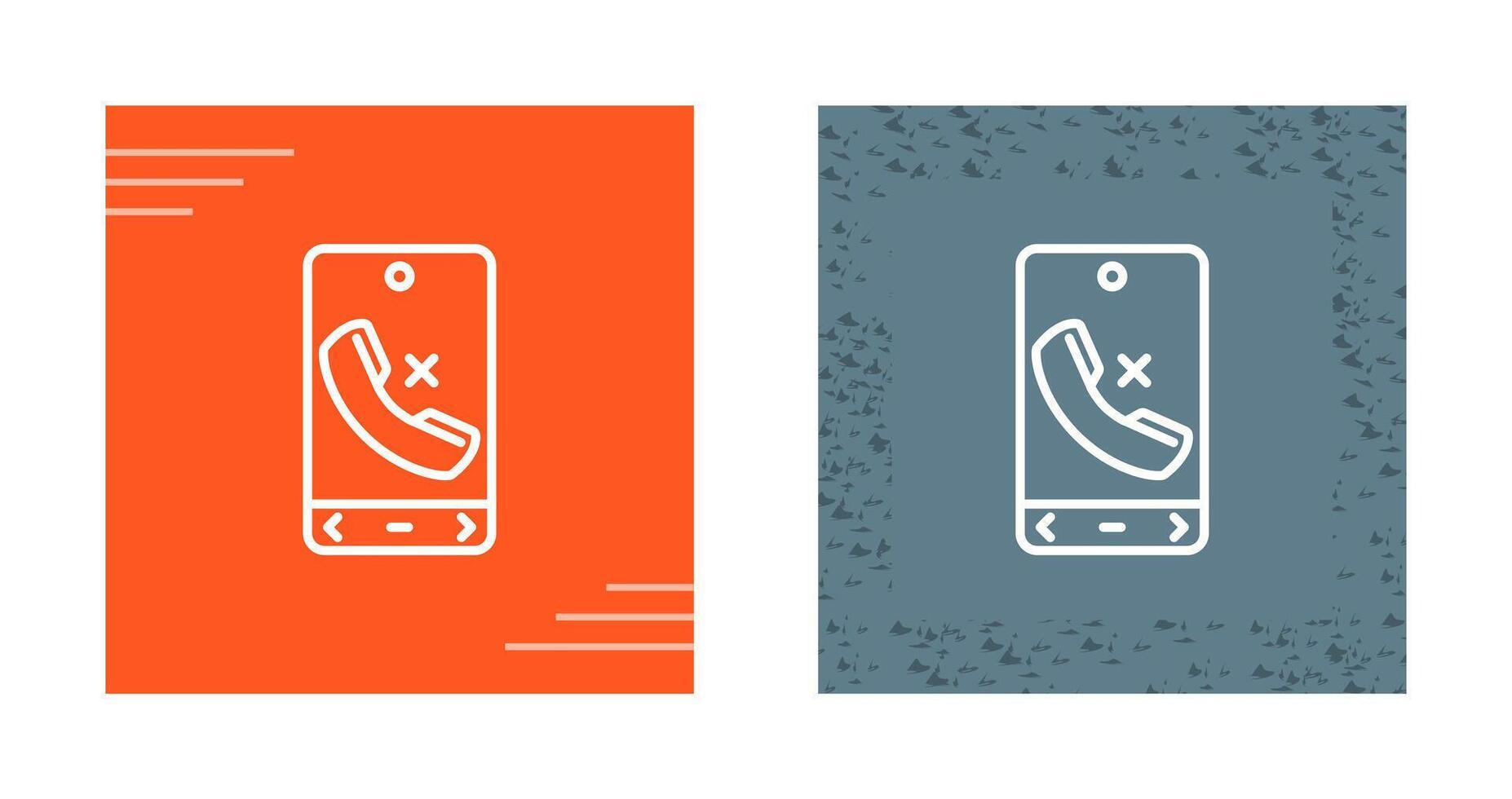 Missed Call Vector Icon