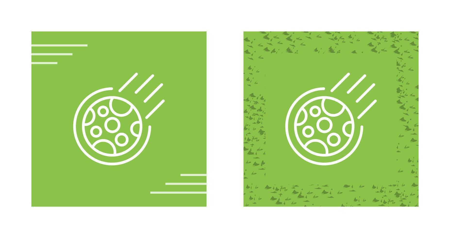 Meteor Vector Icon