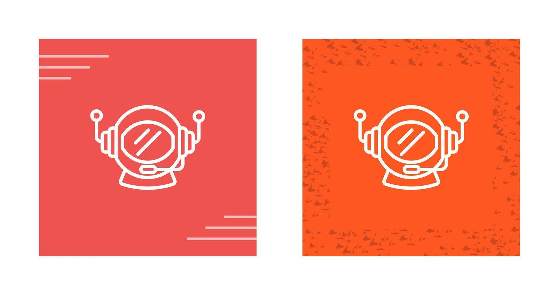 Astronaut Helmet Vector Icon