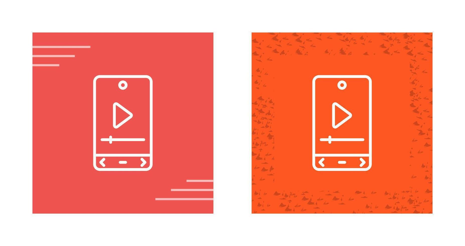 Video Player Vector Icon