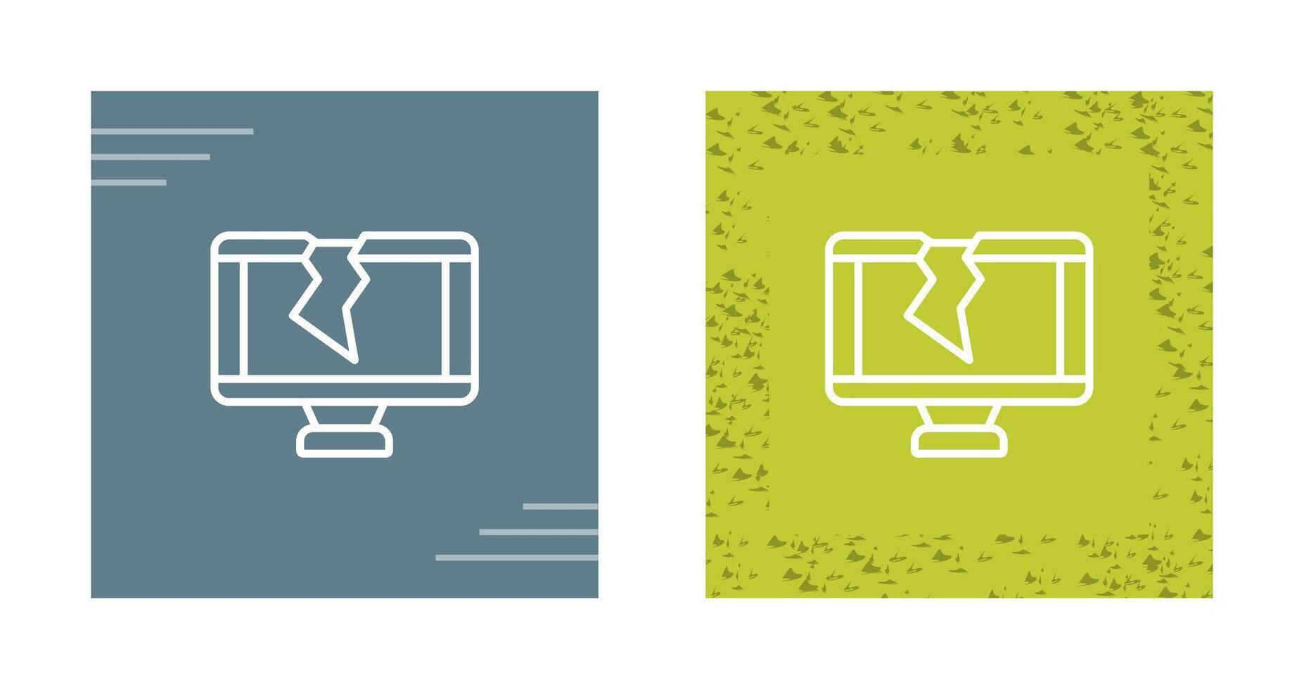 Cracked Vector Icon