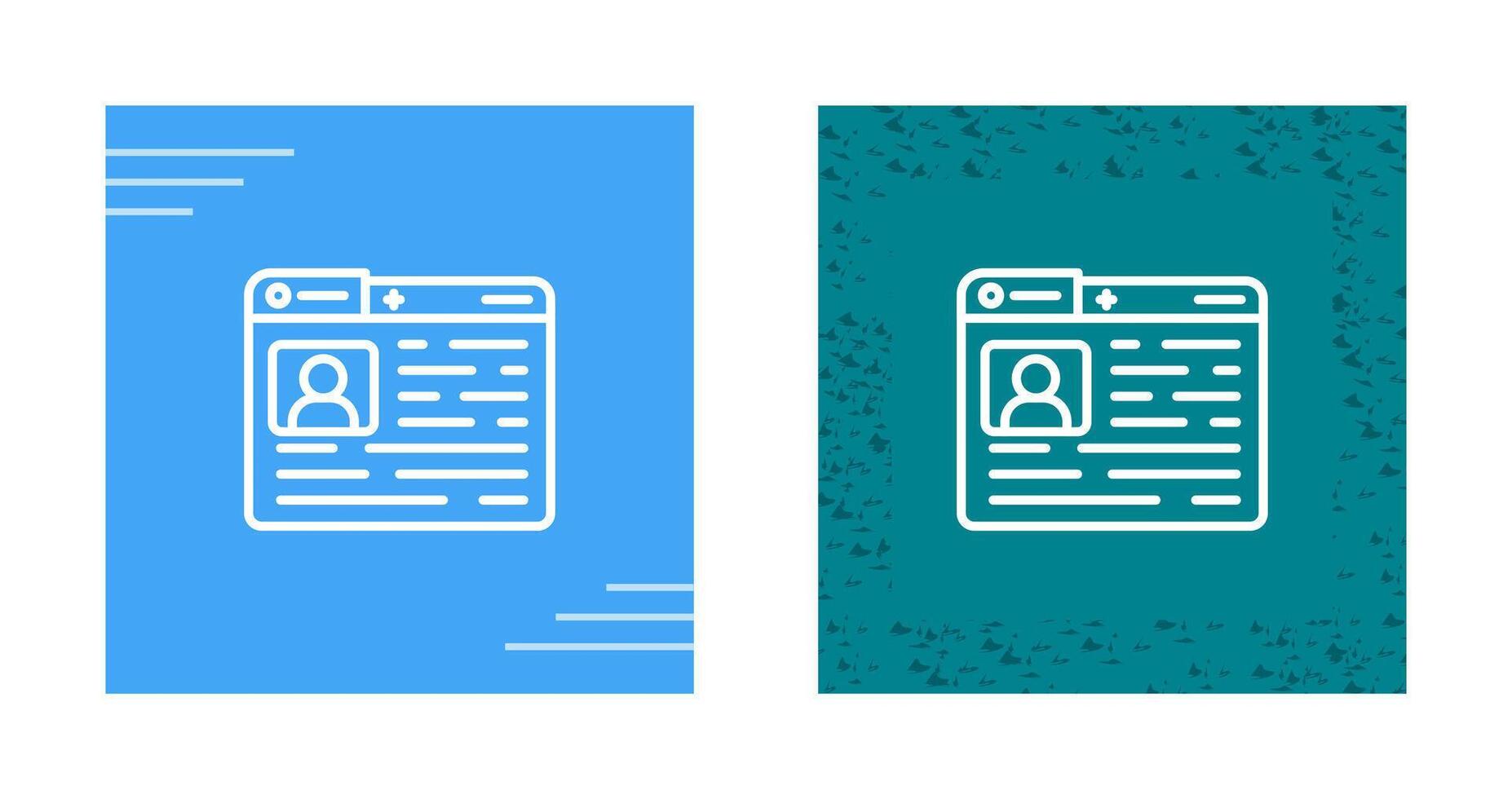 Profile Vector Icon