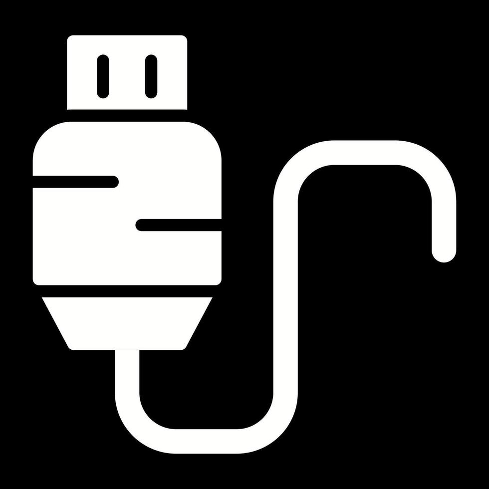 Usb Cable Vector Icon