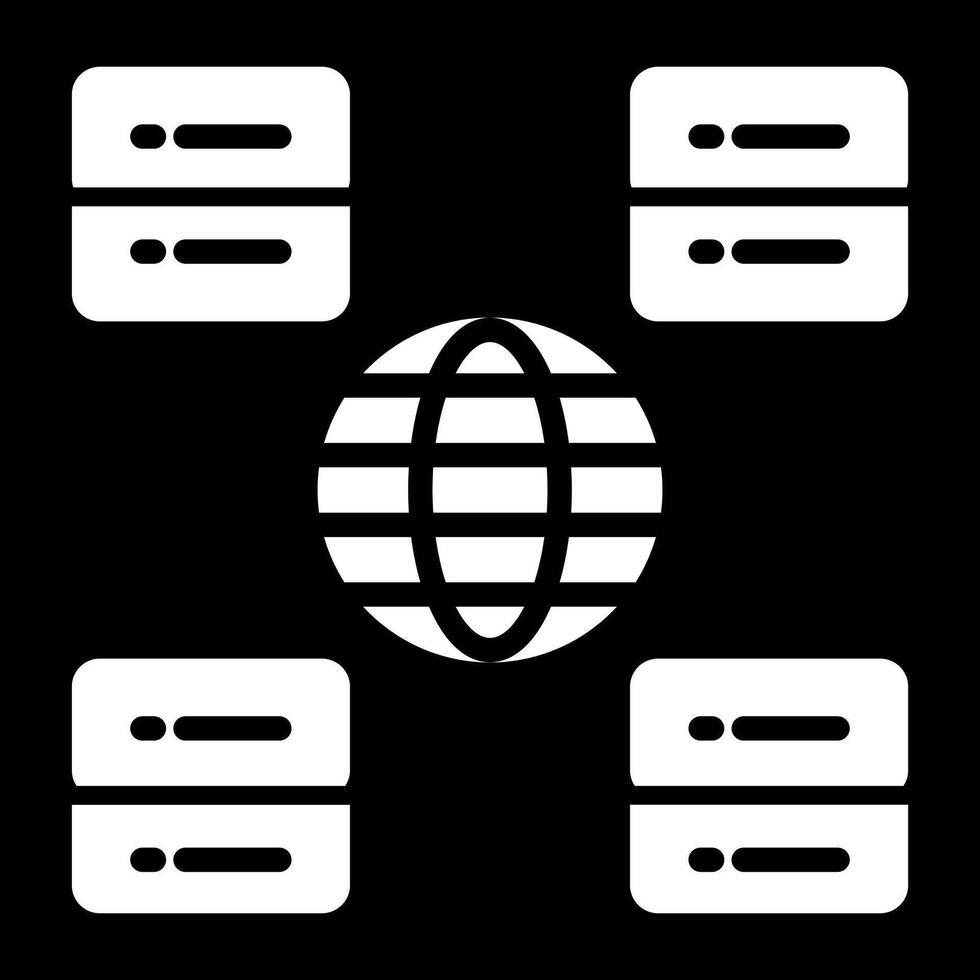 Content Delivery Network Vector Icon