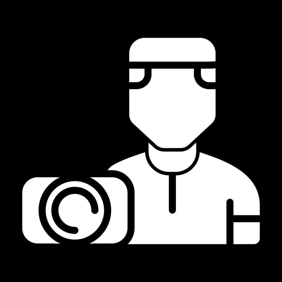 Camera man Vector Icon